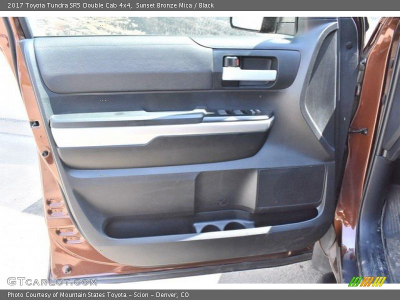 Sunset Bronze Mica / Black 2017 Toyota Tundra SR5 Double Cab 4x4