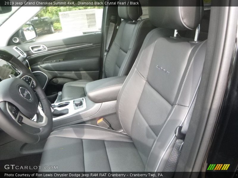 Diamond Black Crystal Pearl / Black 2019 Jeep Grand Cherokee Summit 4x4