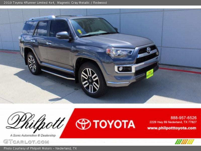 Magnetic Gray Metallic / Redwood 2019 Toyota 4Runner Limited 4x4