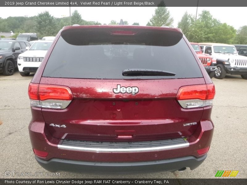 Velvet Red Pearl / Light Frost Beige/Black 2019 Jeep Grand Cherokee Limited 4x4