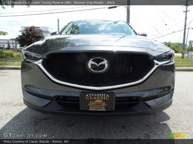 Machine Gray Metallic / Black 2019 Mazda CX-5 Grand Touring Reserve AWD