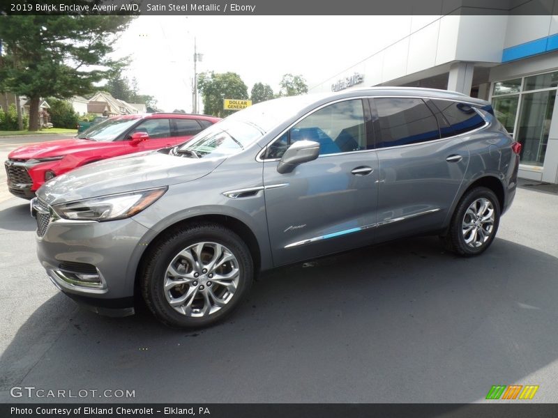 Satin Steel Metallic / Ebony 2019 Buick Enclave Avenir AWD