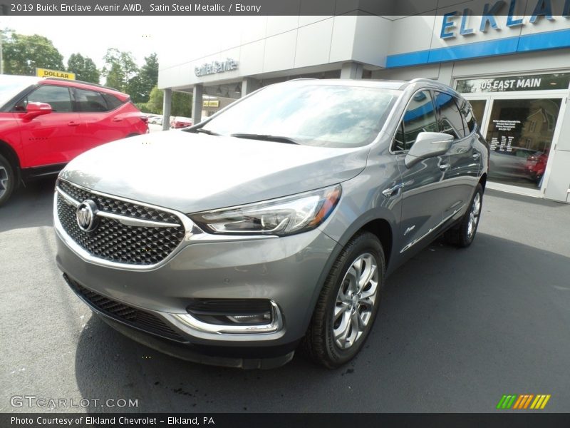 Satin Steel Metallic / Ebony 2019 Buick Enclave Avenir AWD