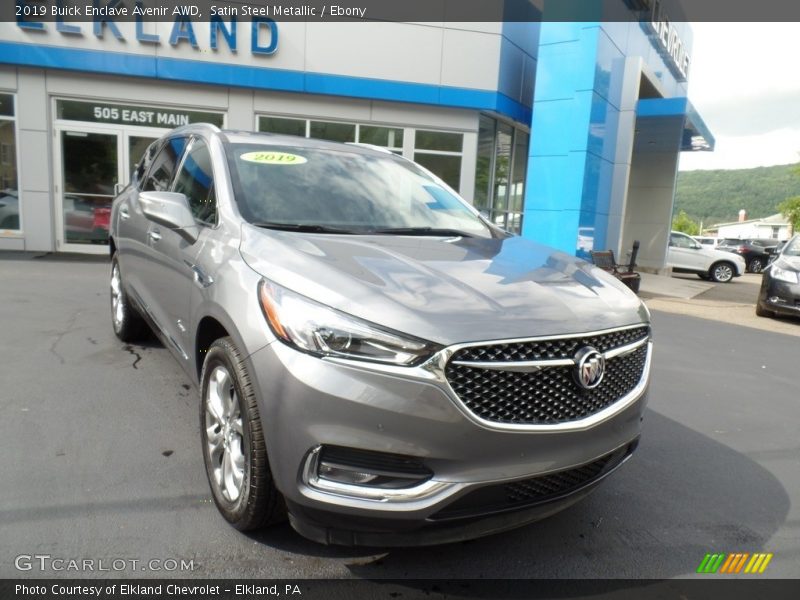 Satin Steel Metallic / Ebony 2019 Buick Enclave Avenir AWD
