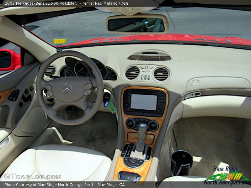 Firemist Red Metallic / Ash 2003 Mercedes-Benz SL 500 Roadster