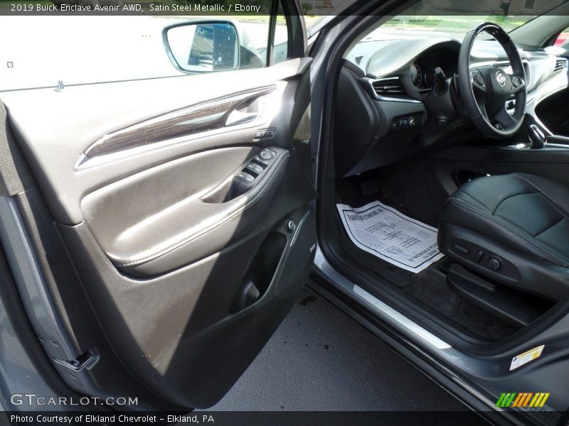 Satin Steel Metallic / Ebony 2019 Buick Enclave Avenir AWD
