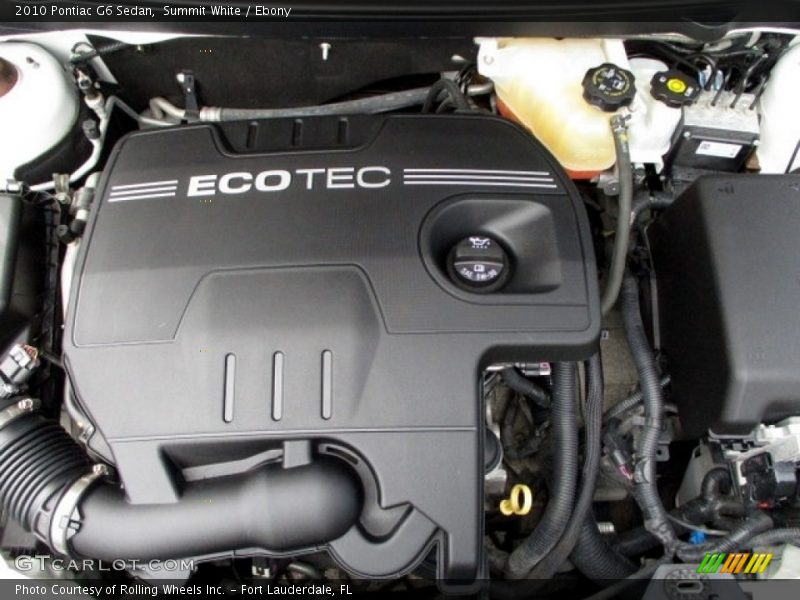 Summit White / Ebony 2010 Pontiac G6 Sedan