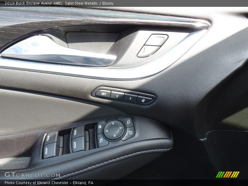 Satin Steel Metallic / Ebony 2019 Buick Enclave Avenir AWD