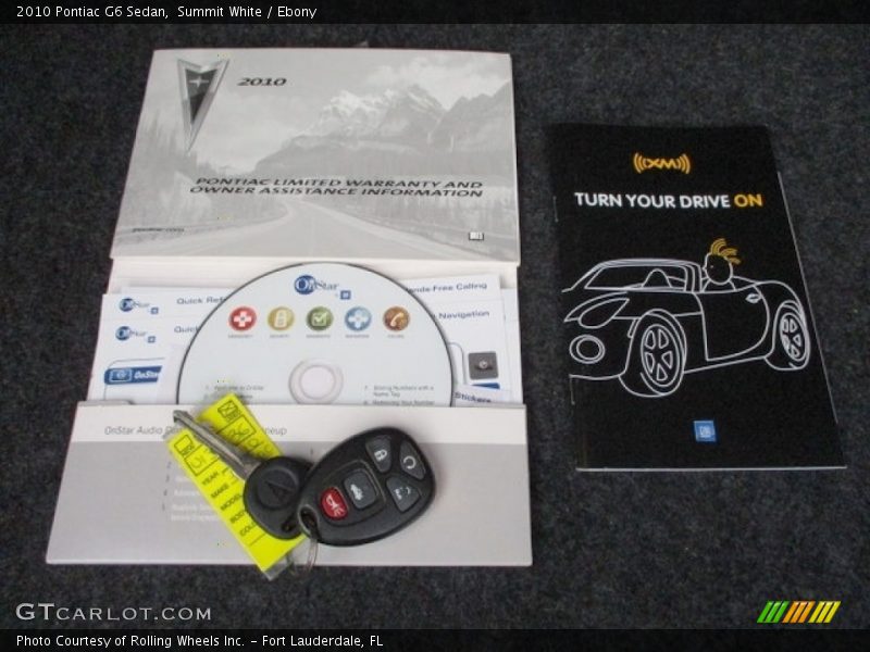 Summit White / Ebony 2010 Pontiac G6 Sedan
