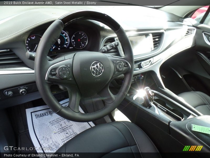 Dashboard of 2019 Enclave Avenir AWD