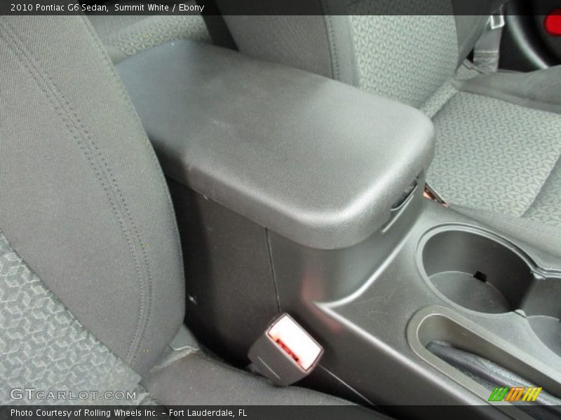 Summit White / Ebony 2010 Pontiac G6 Sedan