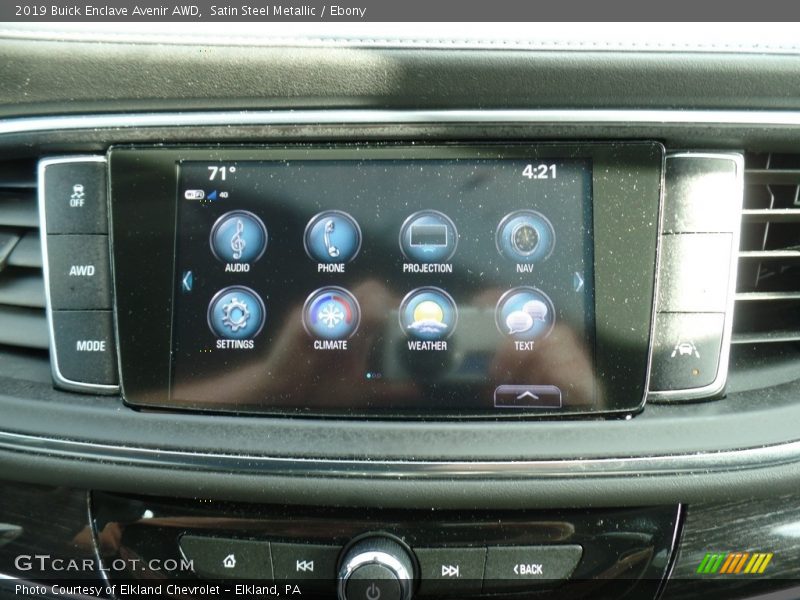 Satin Steel Metallic / Ebony 2019 Buick Enclave Avenir AWD