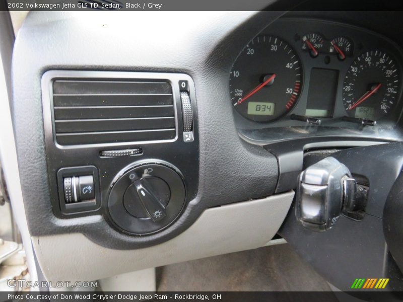 Black / Grey 2002 Volkswagen Jetta GLS TDI Sedan