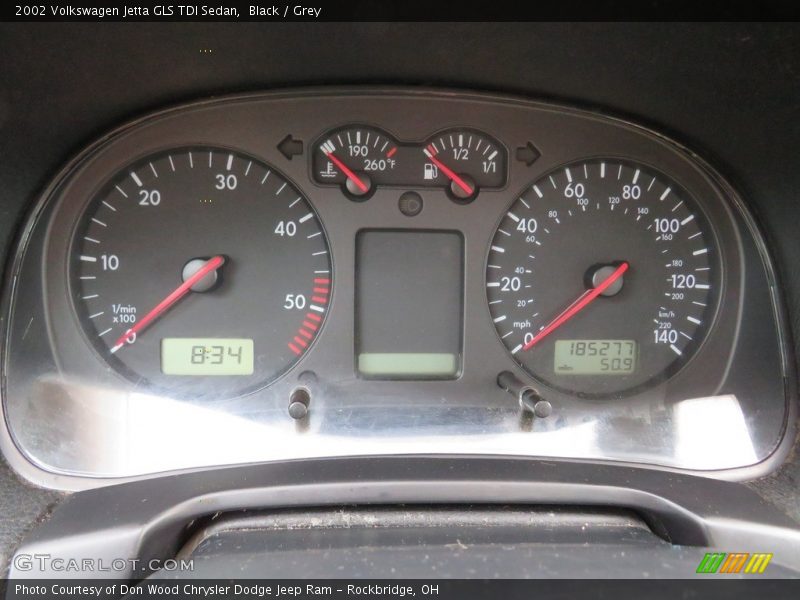 Black / Grey 2002 Volkswagen Jetta GLS TDI Sedan