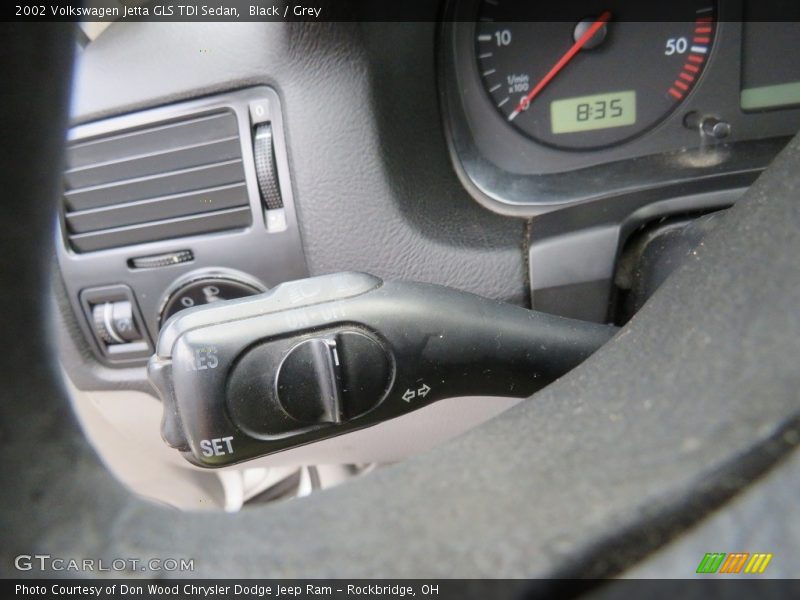 Black / Grey 2002 Volkswagen Jetta GLS TDI Sedan