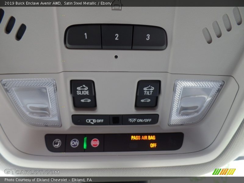Satin Steel Metallic / Ebony 2019 Buick Enclave Avenir AWD