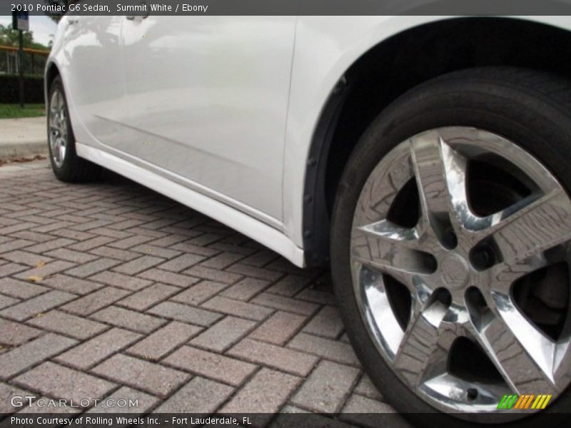 Summit White / Ebony 2010 Pontiac G6 Sedan