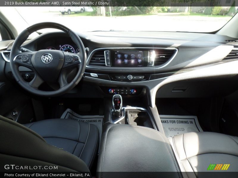 Satin Steel Metallic / Ebony 2019 Buick Enclave Avenir AWD