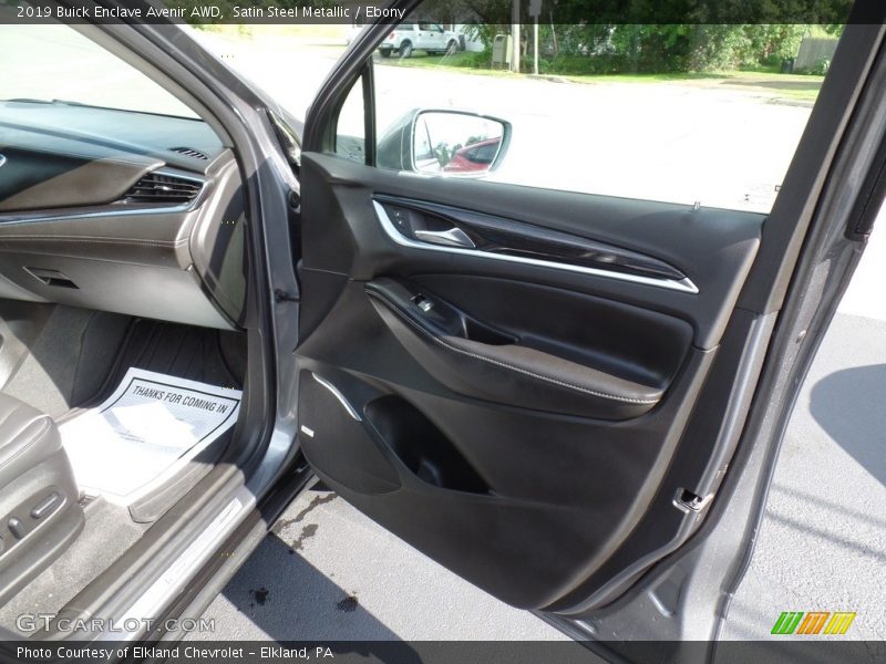 Satin Steel Metallic / Ebony 2019 Buick Enclave Avenir AWD