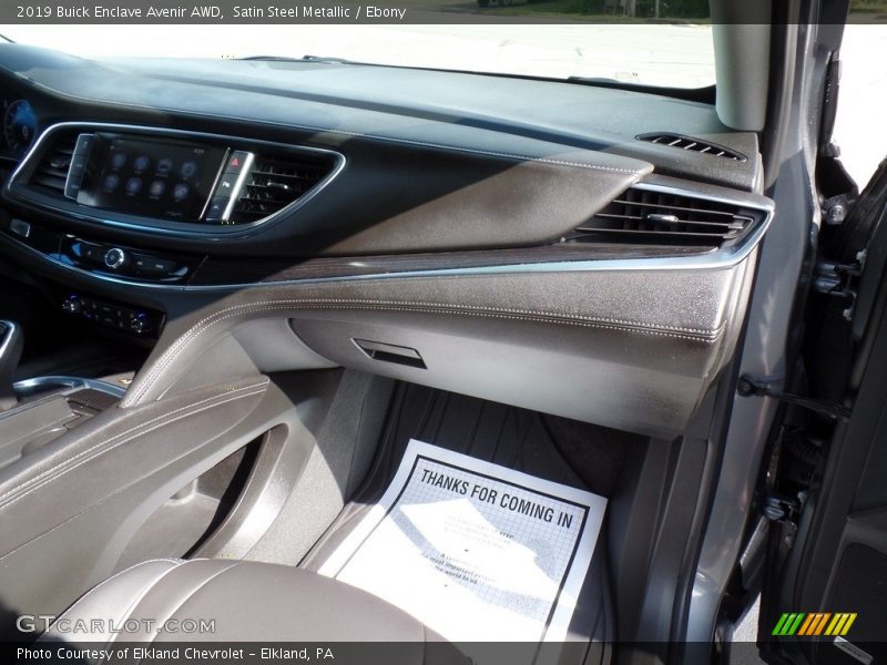 Satin Steel Metallic / Ebony 2019 Buick Enclave Avenir AWD