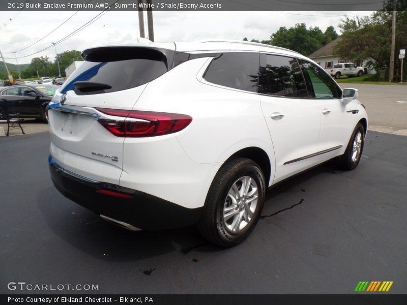 Summit White / Shale/Ebony Accents 2019 Buick Enclave Premium AWD