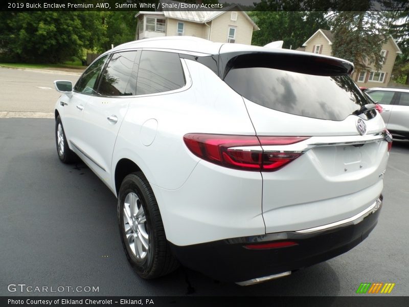 Summit White / Shale/Ebony Accents 2019 Buick Enclave Premium AWD