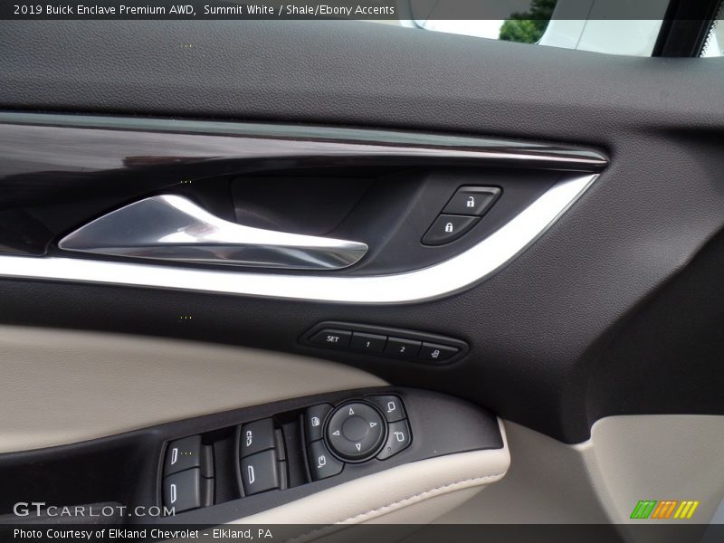 Summit White / Shale/Ebony Accents 2019 Buick Enclave Premium AWD