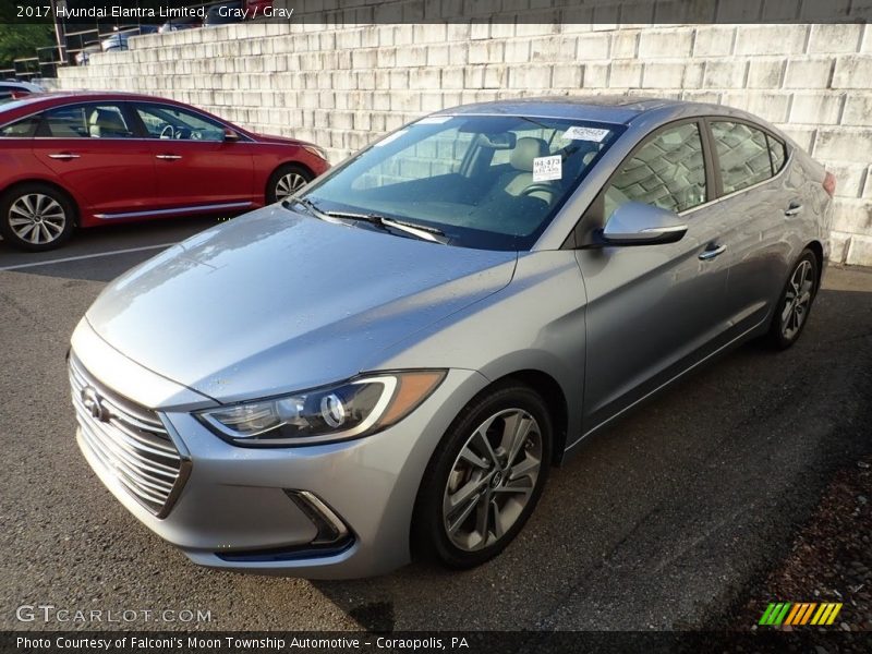 Gray / Gray 2017 Hyundai Elantra Limited