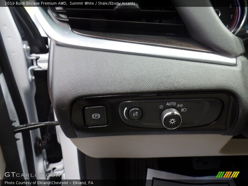 Summit White / Shale/Ebony Accents 2019 Buick Enclave Premium AWD