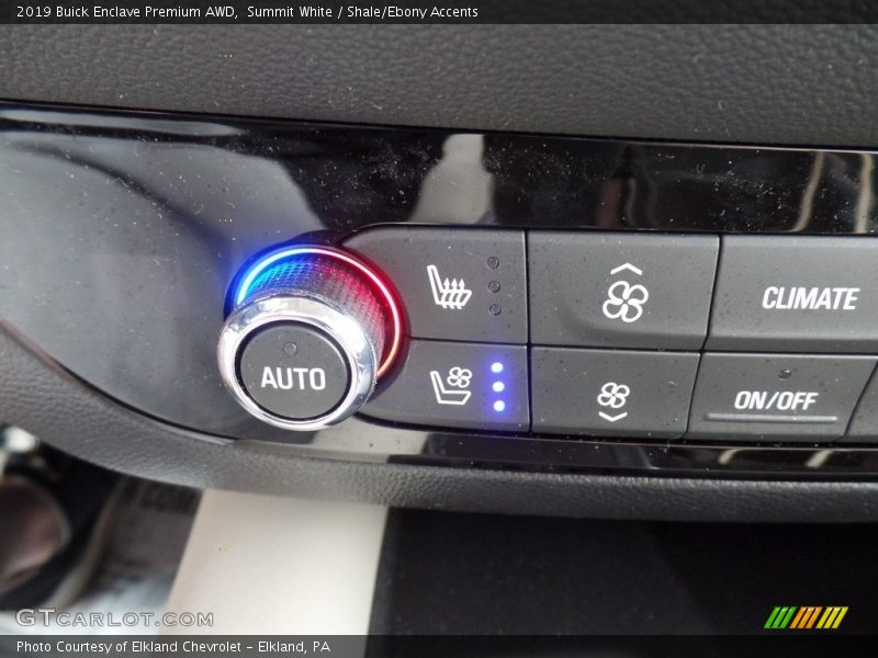 Summit White / Shale/Ebony Accents 2019 Buick Enclave Premium AWD