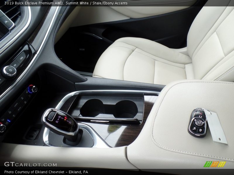 Summit White / Shale/Ebony Accents 2019 Buick Enclave Premium AWD