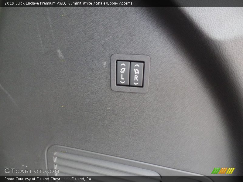 Summit White / Shale/Ebony Accents 2019 Buick Enclave Premium AWD