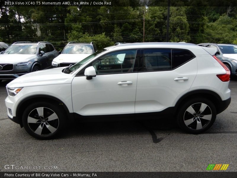  2019 XC40 T5 Momentum AWD Ice White