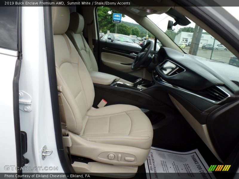 Summit White / Shale/Ebony Accents 2019 Buick Enclave Premium AWD