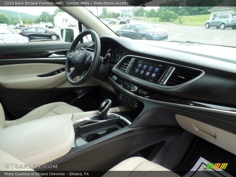 Summit White / Shale/Ebony Accents 2019 Buick Enclave Premium AWD