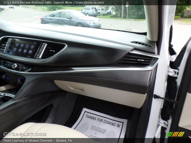 Summit White / Shale/Ebony Accents 2019 Buick Enclave Premium AWD
