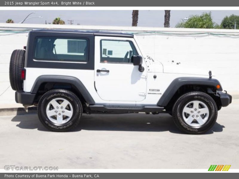 Bright White / Black 2015 Jeep Wrangler Sport 4x4