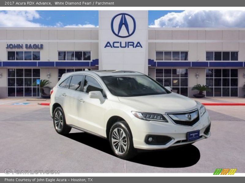 White Diamond Pearl / Parchment 2017 Acura RDX Advance