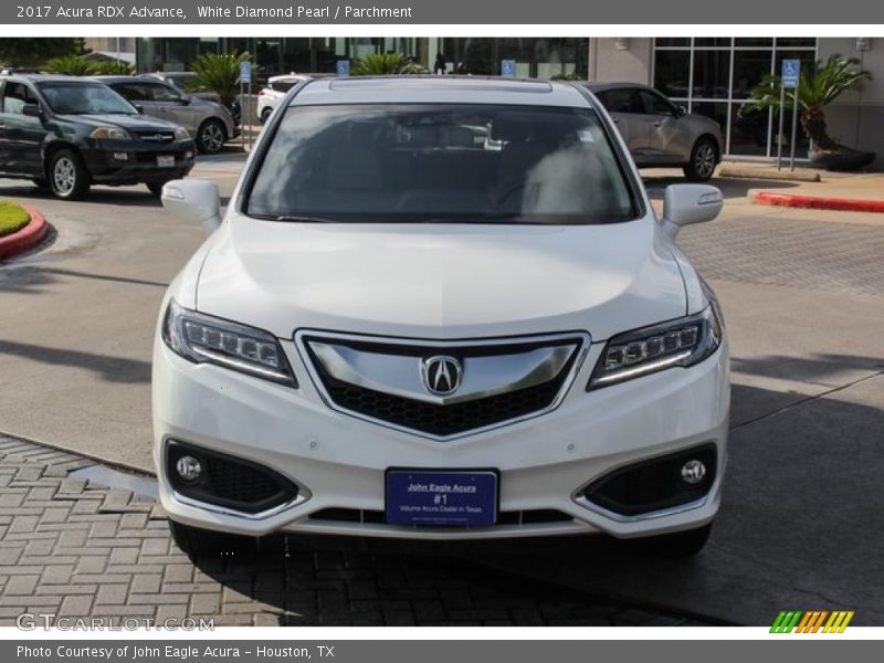 White Diamond Pearl / Parchment 2017 Acura RDX Advance