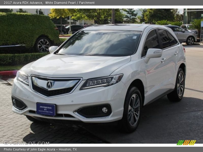 White Diamond Pearl / Parchment 2017 Acura RDX Advance