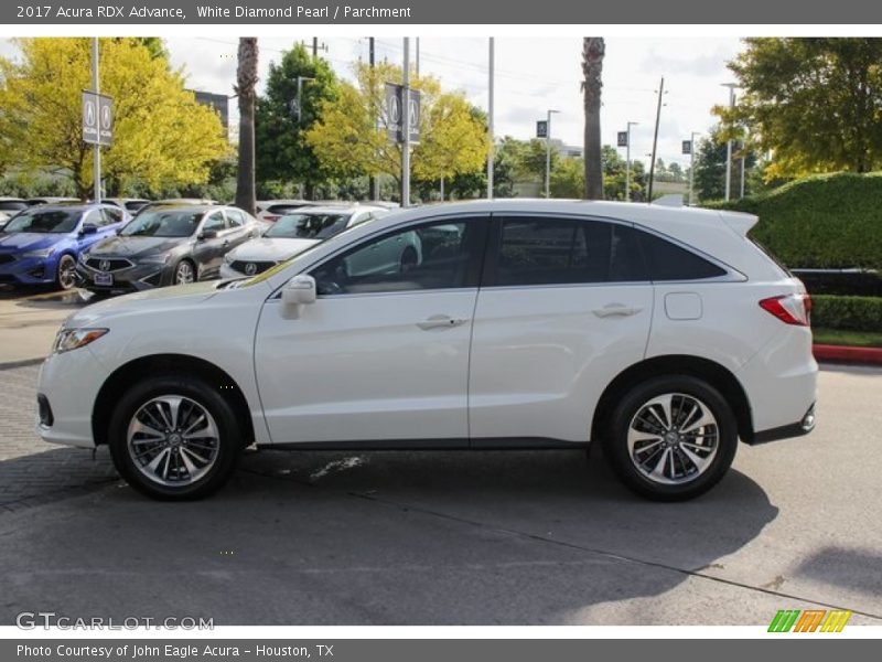 White Diamond Pearl / Parchment 2017 Acura RDX Advance