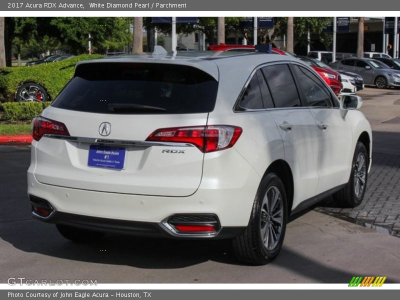 White Diamond Pearl / Parchment 2017 Acura RDX Advance