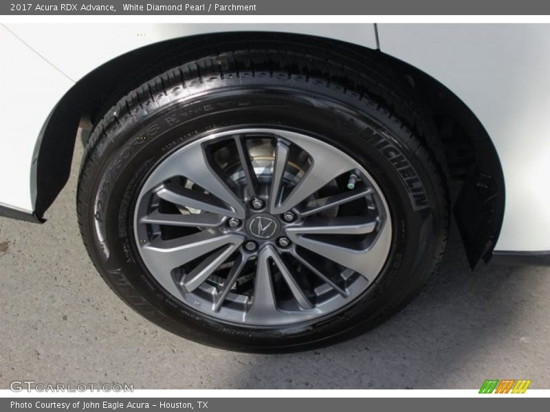 White Diamond Pearl / Parchment 2017 Acura RDX Advance