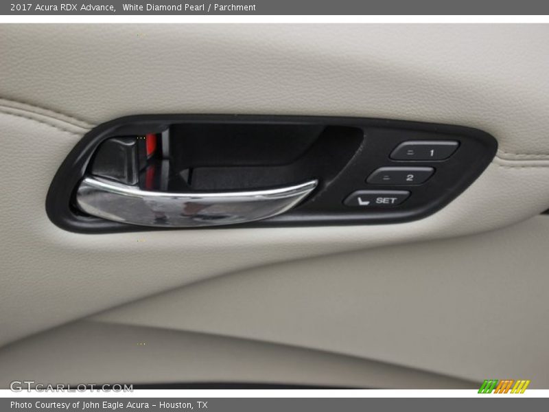 White Diamond Pearl / Parchment 2017 Acura RDX Advance