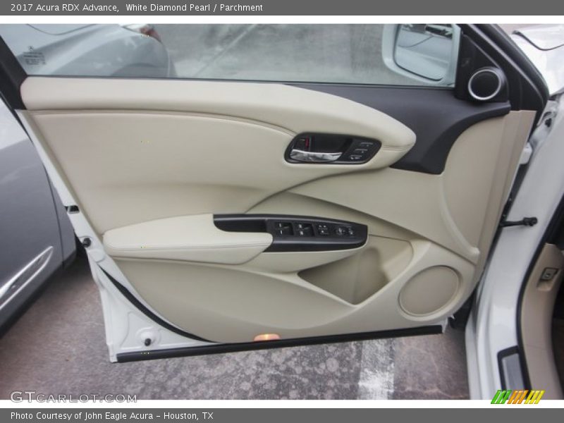 White Diamond Pearl / Parchment 2017 Acura RDX Advance