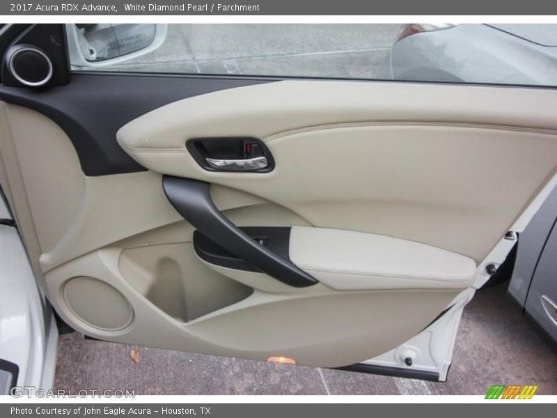White Diamond Pearl / Parchment 2017 Acura RDX Advance