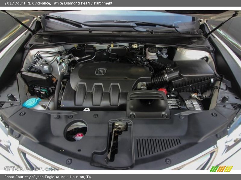 White Diamond Pearl / Parchment 2017 Acura RDX Advance