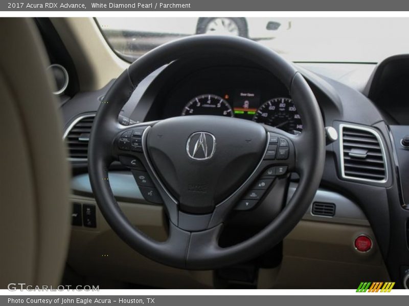 White Diamond Pearl / Parchment 2017 Acura RDX Advance