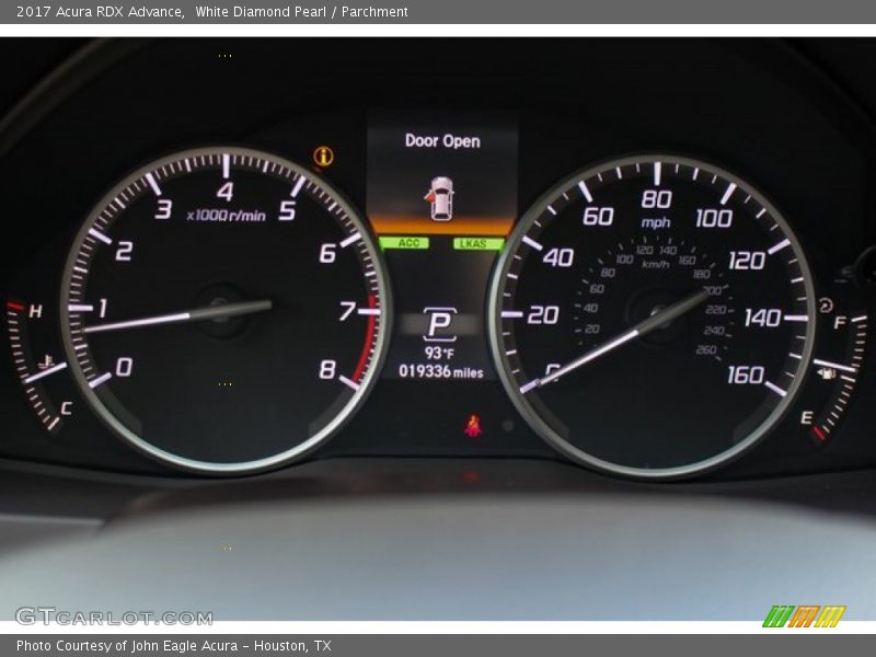 White Diamond Pearl / Parchment 2017 Acura RDX Advance
