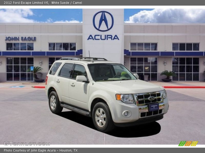 White Suede / Camel 2012 Ford Escape Limited V6